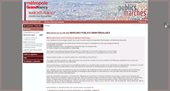 Desktop Screenshot of marchespublics.grand-nancy.org