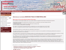 Tablet Screenshot of marchespublics.grand-nancy.org